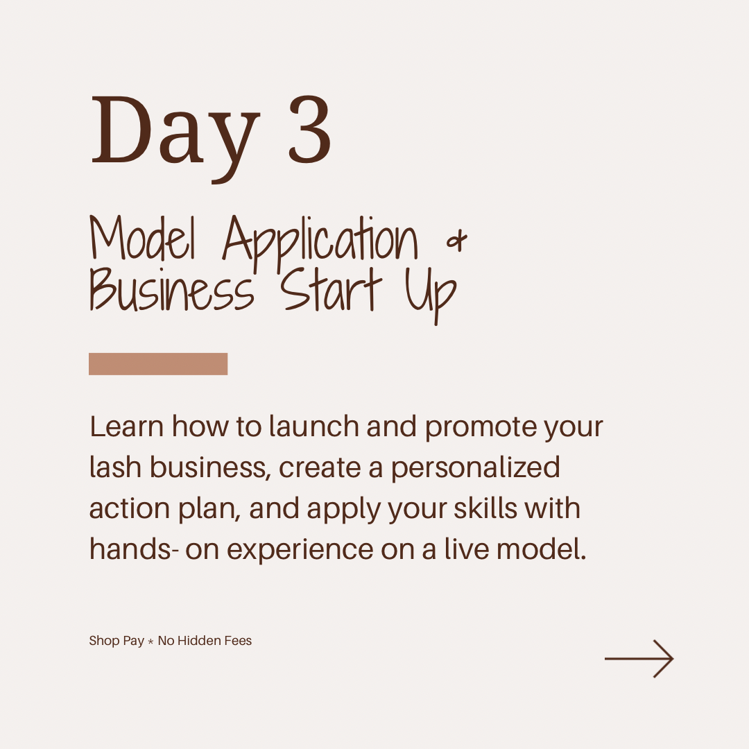 Private 3- Day Lash Workshop