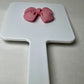 Cute Bowknot Square Handheld Mirrors