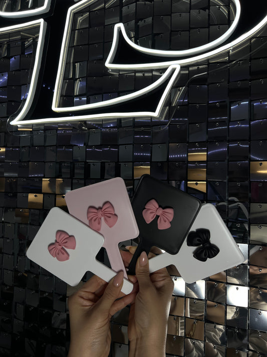 Cute Bowknot Square Handheld Mirrors