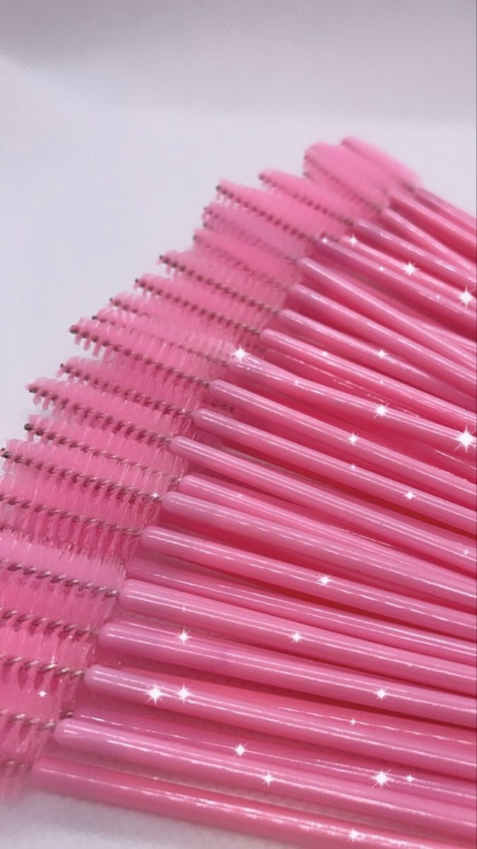 Disposable Mascara Wands - 50Count (Black,White,Pink)