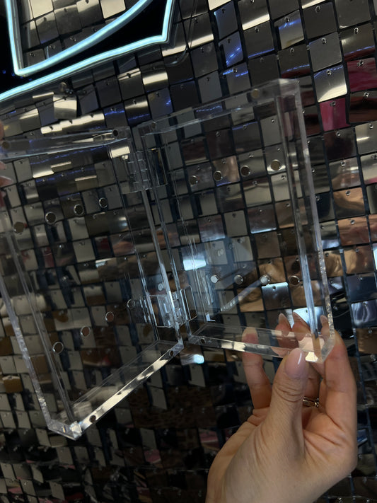 Transparent Dust-Proof Magnetic Tweezer Book Display Stand