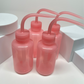 150ML Pink Lash Wash Bottle- Refillable Squeeze Bottle for Eyelash Cleaning