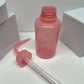 150ML Pink Lash Wash Bottle- Refillable Squeeze Bottle for Eyelash Cleaning