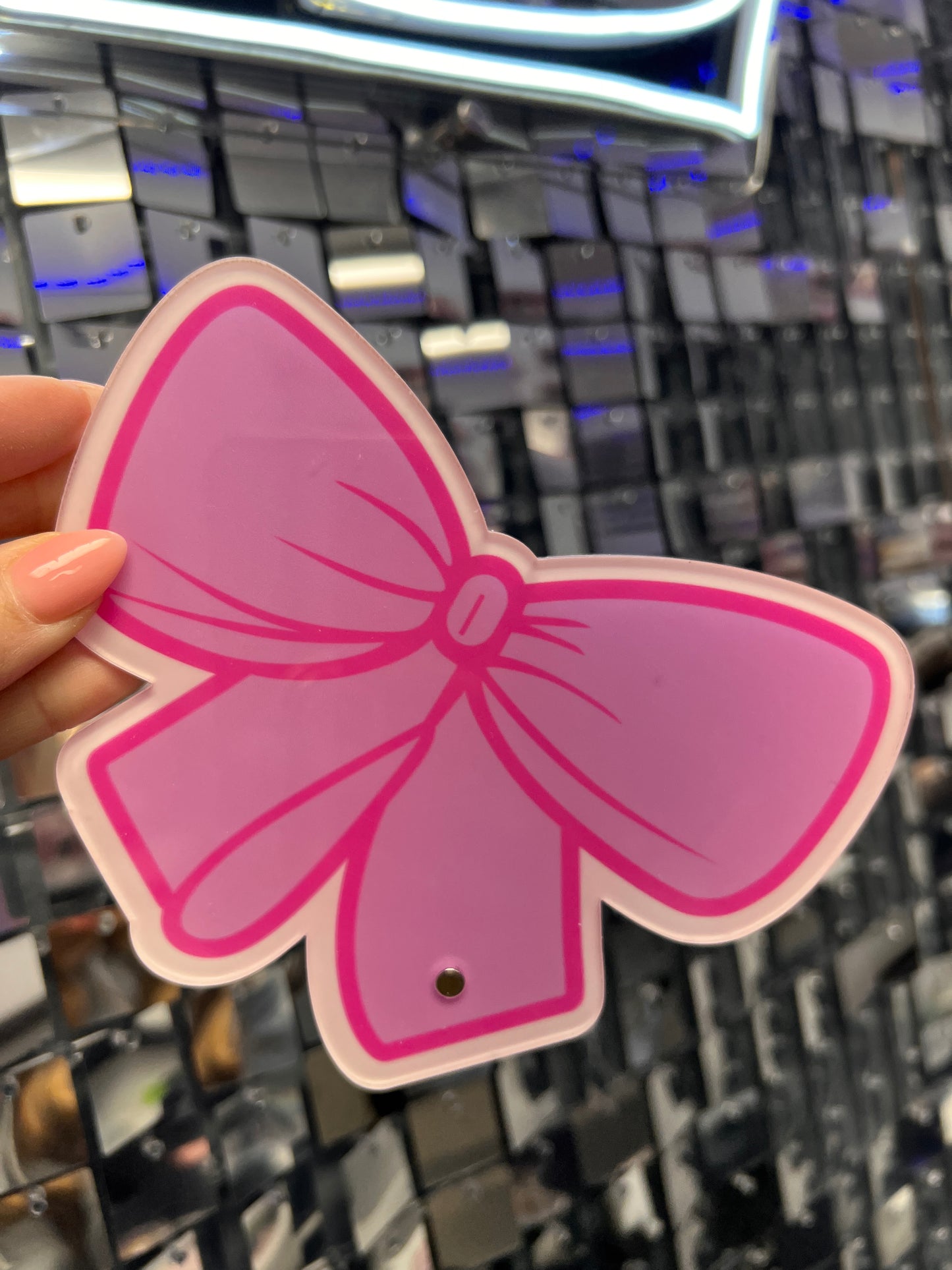Big Pink Bow Magnetic Lash Tile