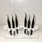 Acrylic tweezer holder, 8 holes organizer lash stand display